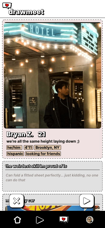Drawmeet App Interface