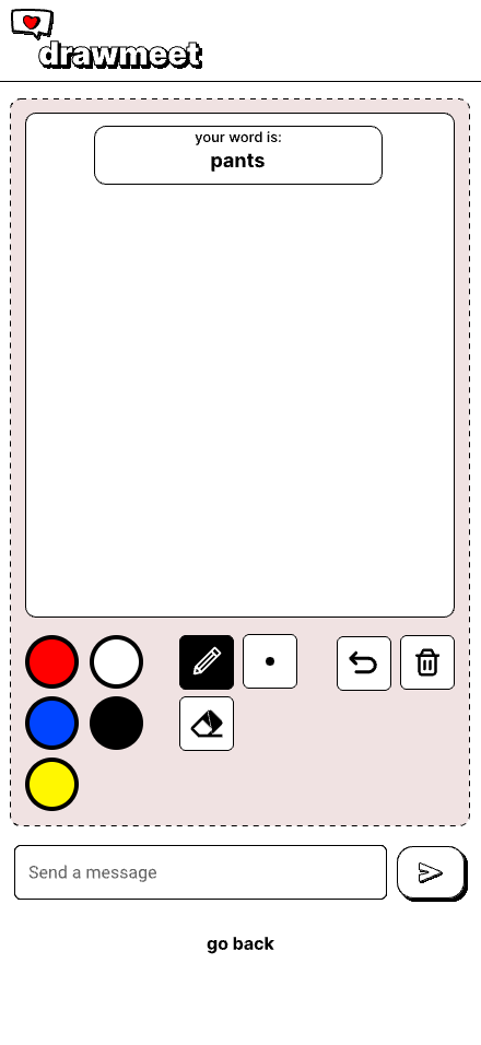 Drawmeet App Interface