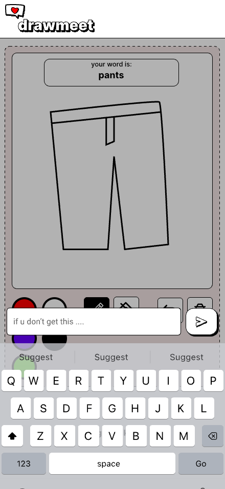 Drawmeet App Interface
